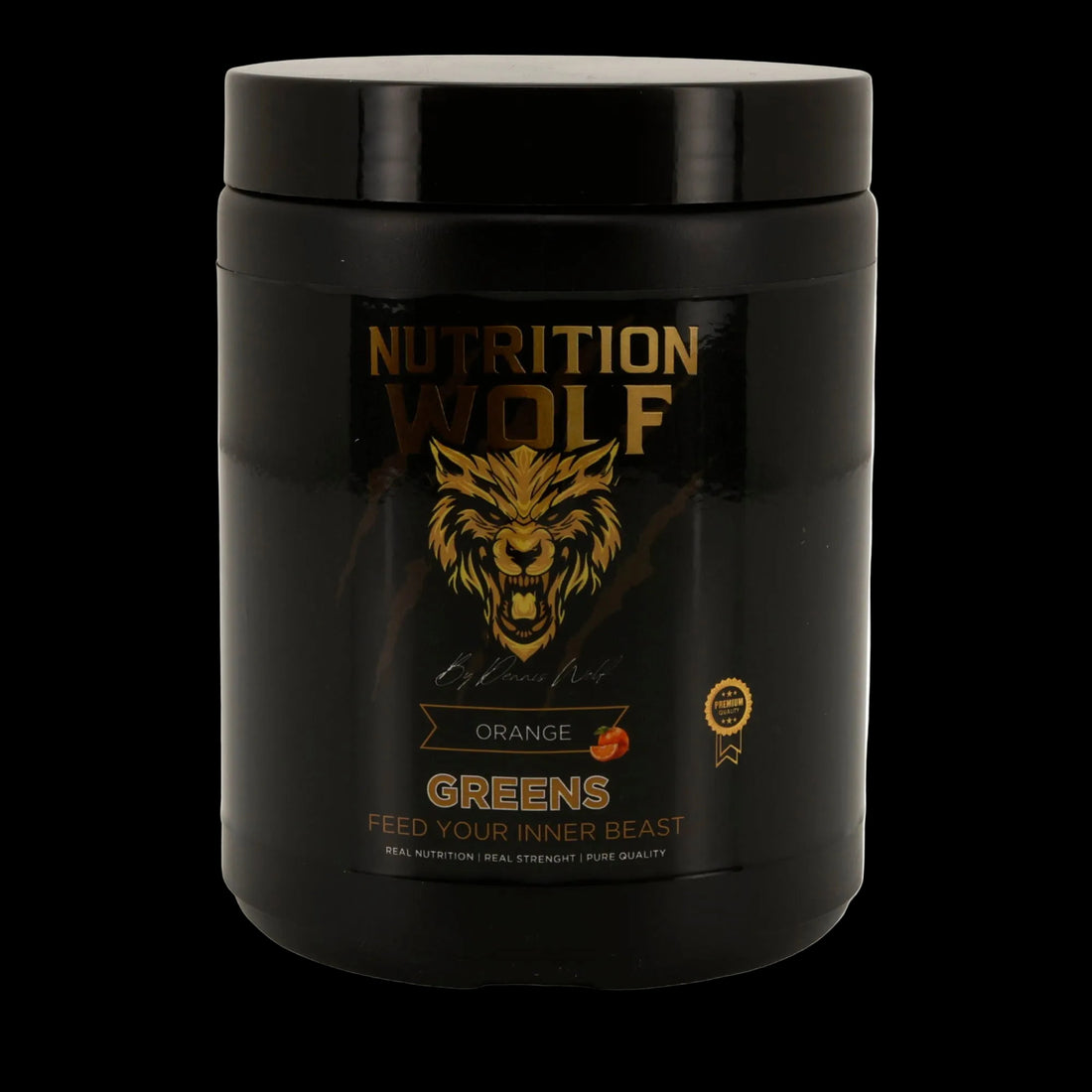 Greens Pulver 300 g, Superfood-Mix mit Spirulina & Antioxidantien Orange