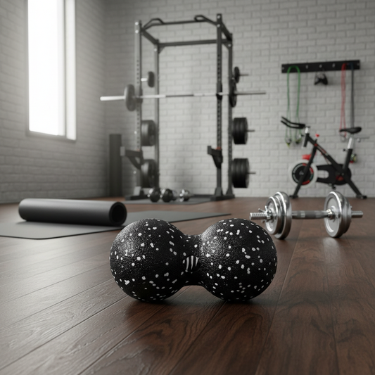 Duo Ball – Faszien-Massageball für Rücken, Nacken & Triggerpunkte – Seitenansicht