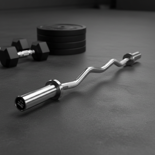 Curl Bar 120 cm Ergonomische SZ-Hantel für gezieltes Armtraining