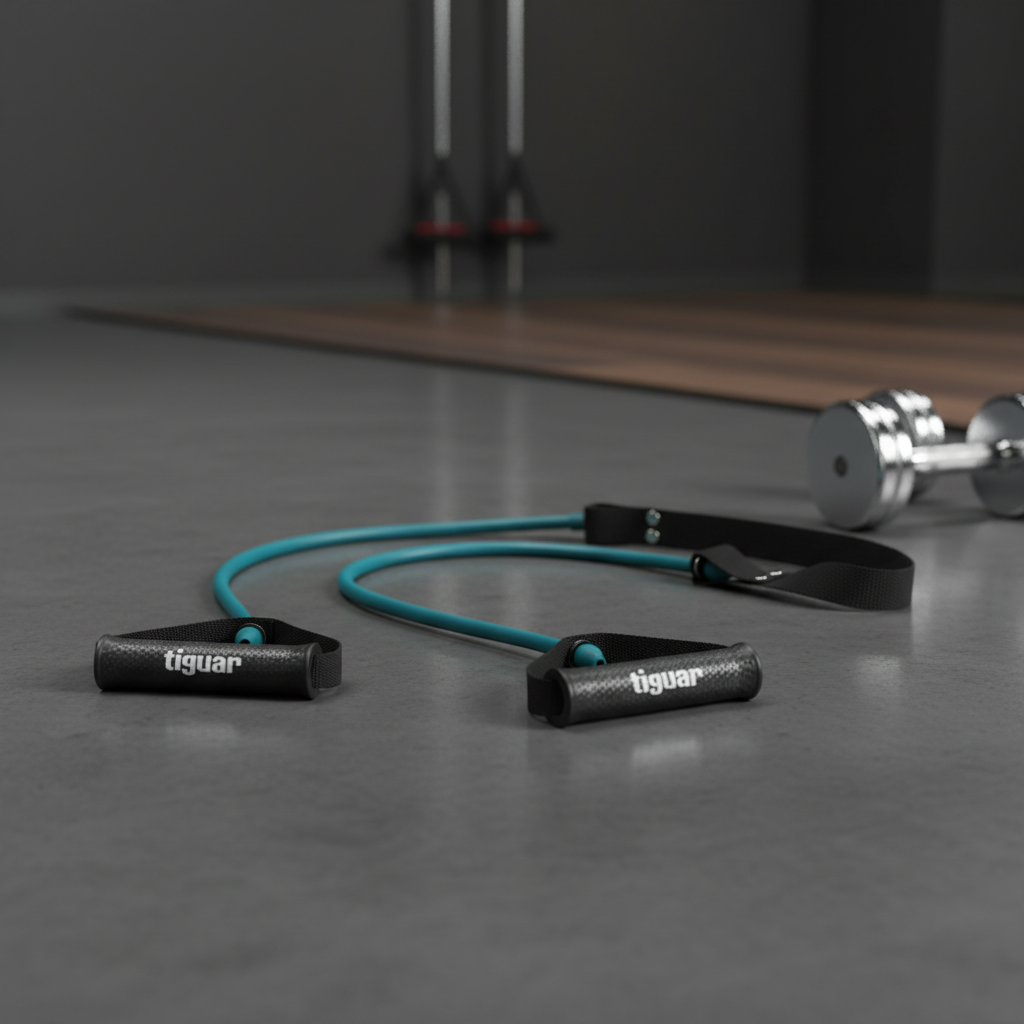 Double Tube – Widerstandsband für effektives Ganzkörpertraining – Seitenansicht