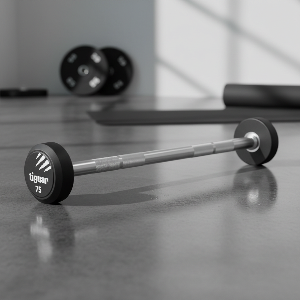 Straight PU Barbells – Polyurethan-Langhanteln für Krafttraining – Seitenansicht