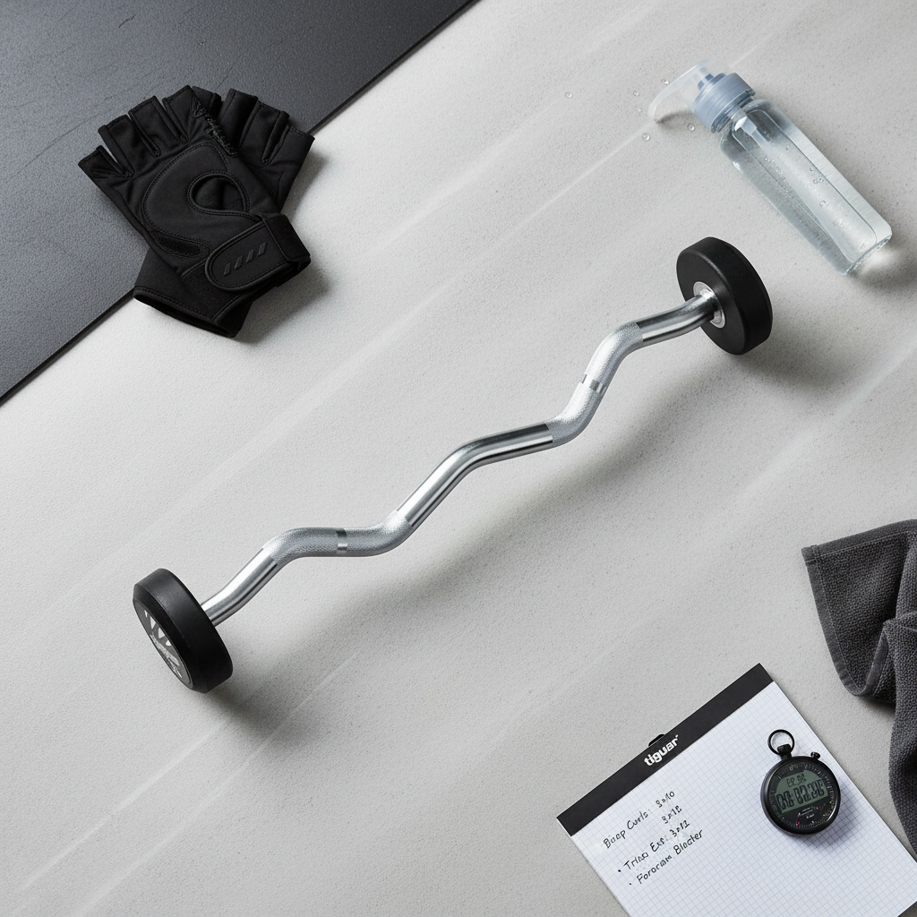 GymletiX Curl PU Barbells – Polyurethan-Hanteln für Krafttraining – Maße & Details