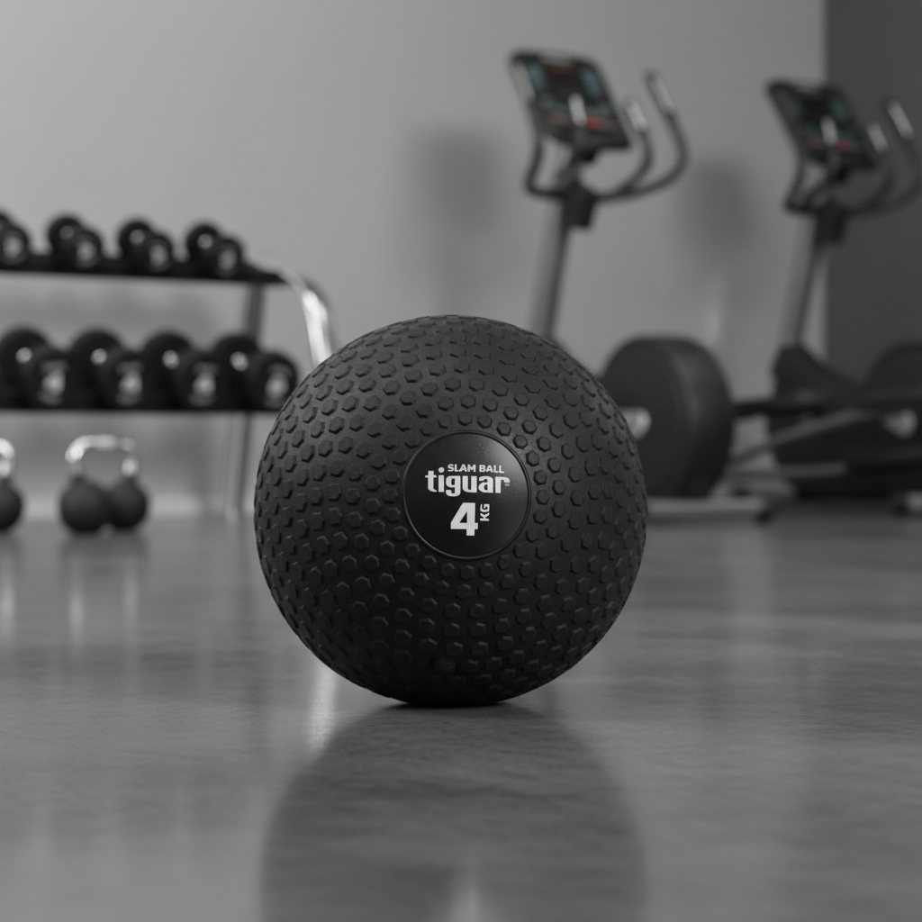 Slam Ball – rutschfester Trainingsball für kraftvolles Workout – Seitenansicht
