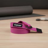 Professioneller 3 m Yoga Strap – Baumwolle mit Metallschnalle – im Einsatz
