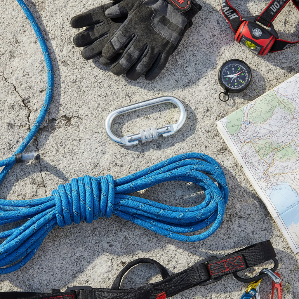 Ovalkarabiner – starker Stahlkarabiner für Aerial Hoops & Silks – im Einsatz