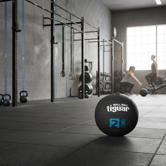 Wall Ball – vielseitiger Trainingsball für funktionelles Workout – Seitenansicht