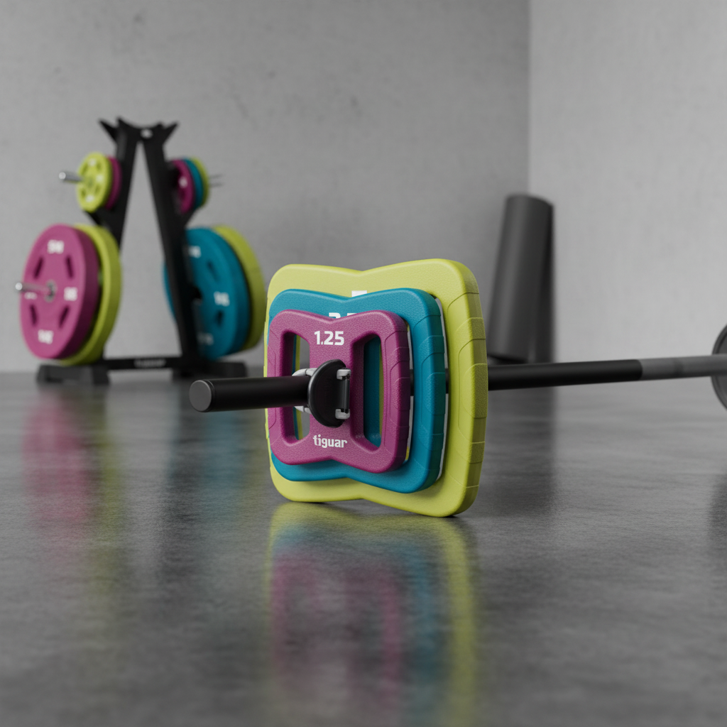Power Gym Butterfly Hantel-Set – PU-Scheiben, multifunktional – Seitenansicht