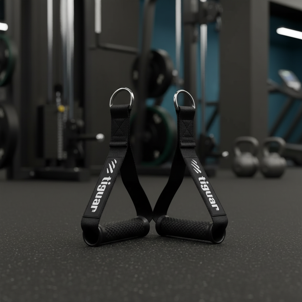 Ergonomische Cable Handles – rutschfeste Griffe für Kabelzug – Seitenansicht