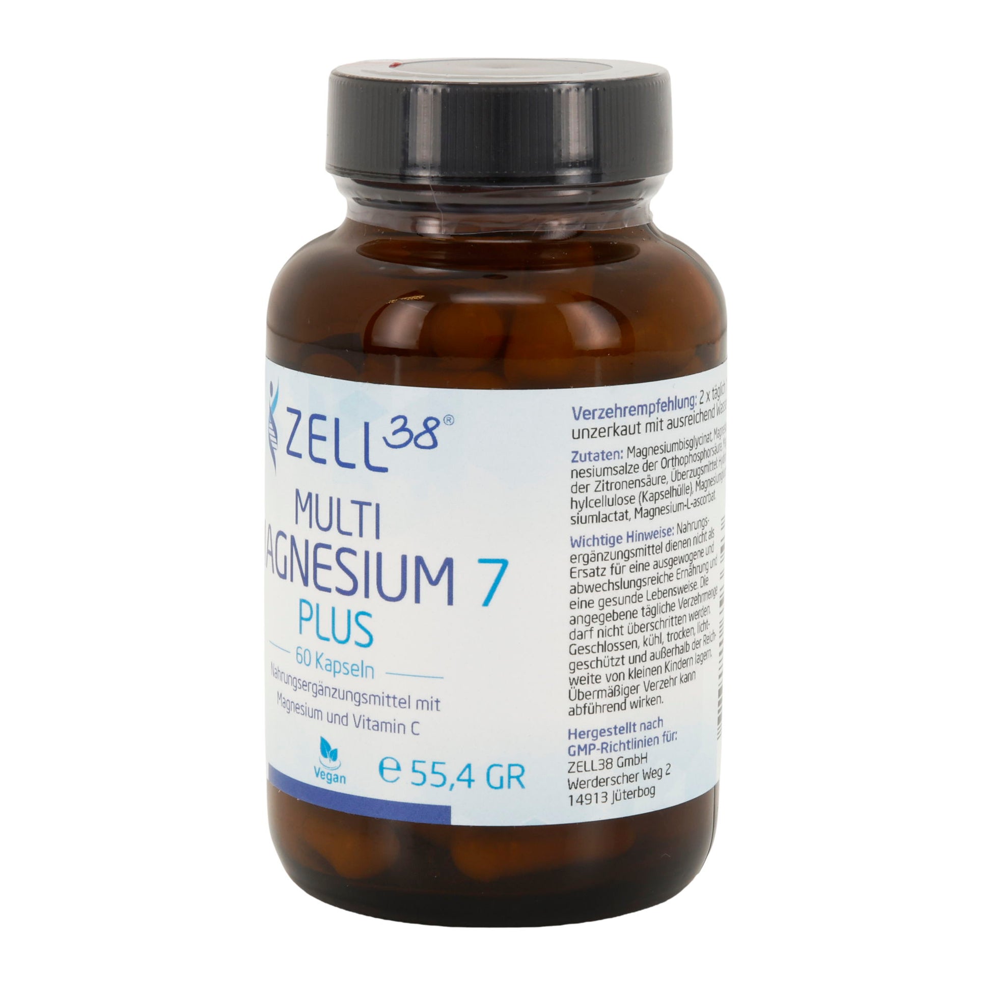 Multi Magnesium 7 Plus 60 Kapseln – 7 Magnesiumarten & Vitamin C