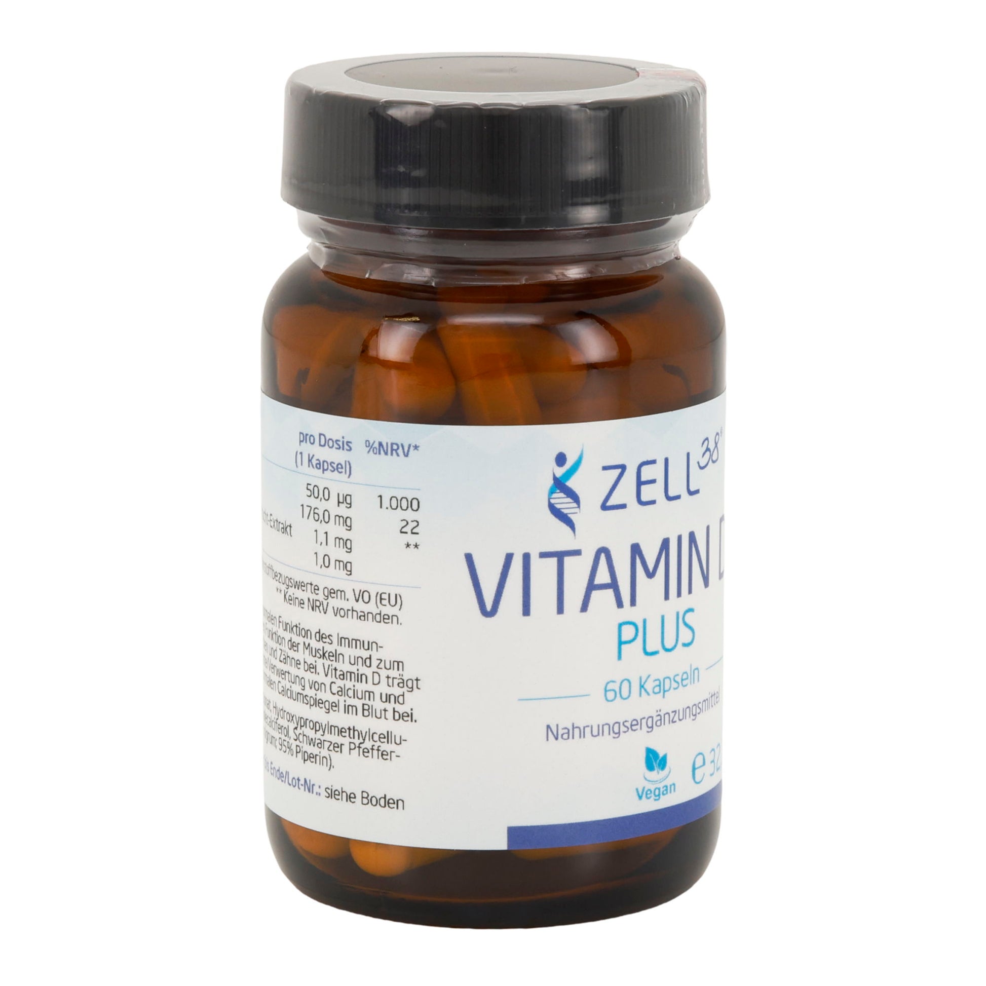 Vitamin D3 Plus – 60 Kapseln für Knochen, Muskeln & Immunsystem