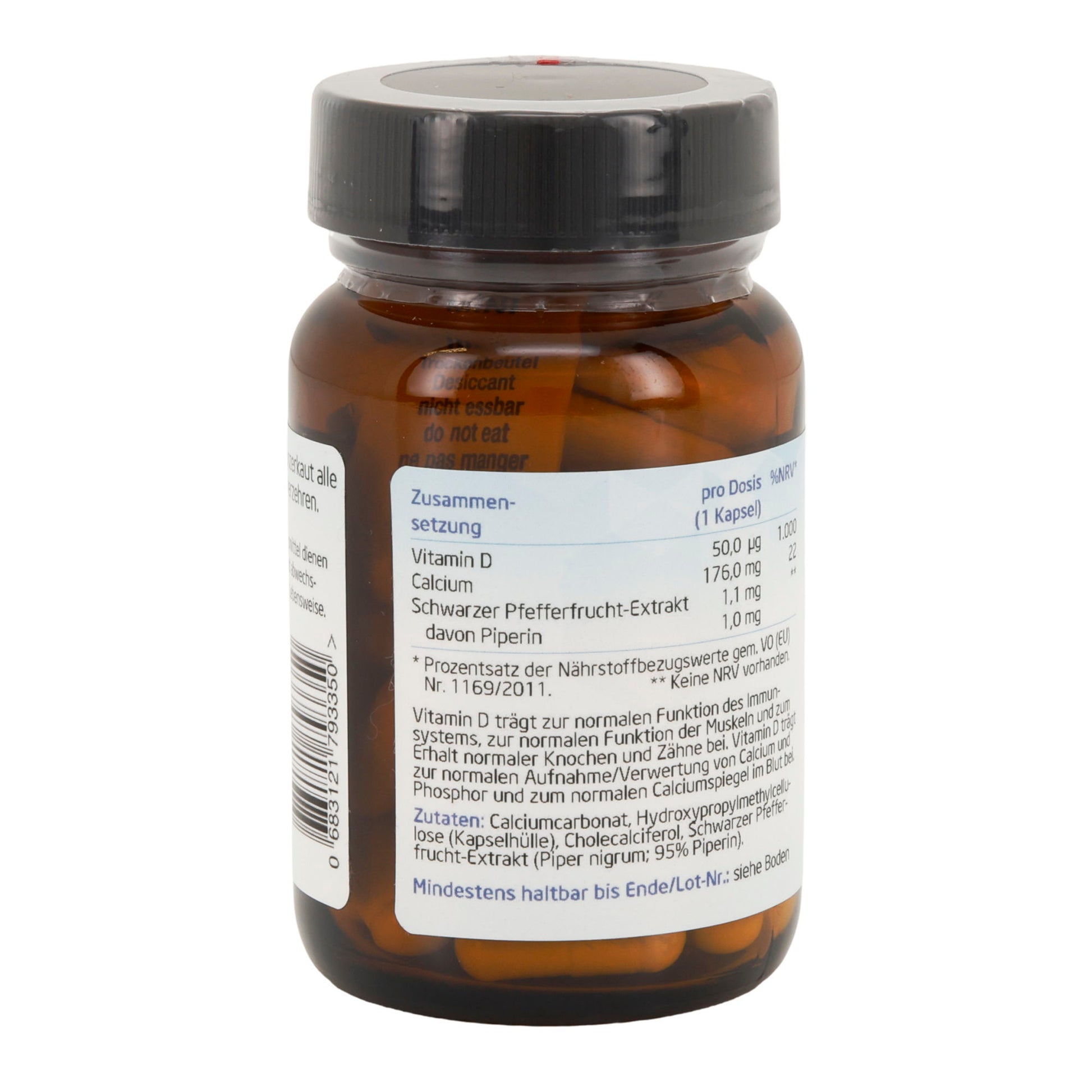 Vitamin D3 Plus – 60 Kapseln für Knochen, Muskeln & Immunsystem