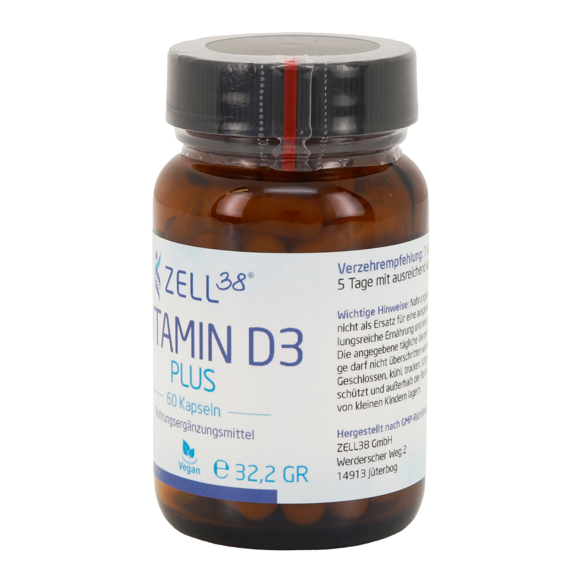 Vitamin D3 Plus – 60 Kapseln für Knochen, Muskeln & Immunsystem
