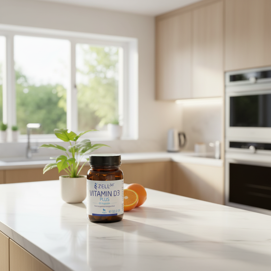 Vitamin D3 Plus – 60 Kapseln für Knochen, Muskeln & Immunsystem – Inhaltsstoffe & Nährwerte