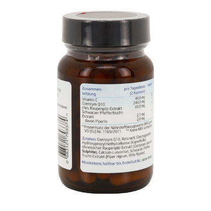 Coenzym Q10 Plus 60 Kapseln – Cordyceps, Vitamin C & Piperin