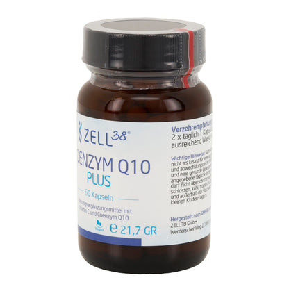 Coenzym Q10 Plus 60 Kapseln – Cordyceps, Vitamin C & Piperin