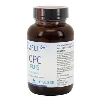 OPC Plus 60 Kapseln – Traubenkern & Vitamin C für Zellschutz