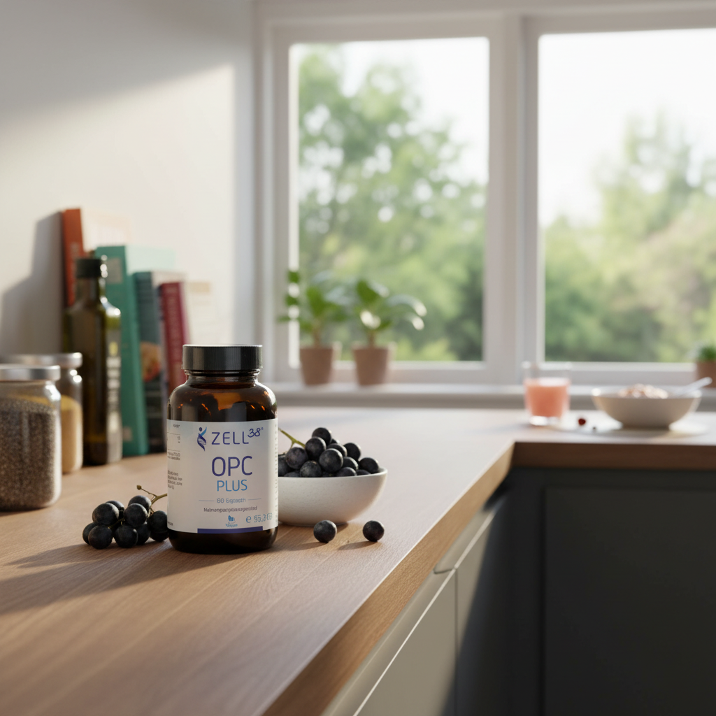 OPC Plus 60 Kapseln – Traubenkern & Vitamin C für Zellschutz – Anwendung & Dosierung