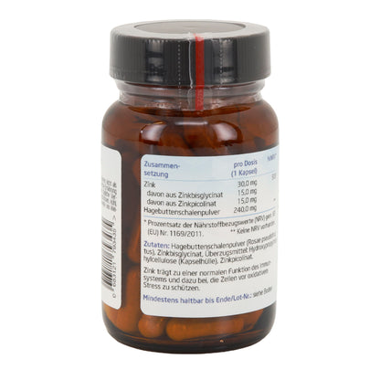 Zink Komplex Plus 30 mg – 60 Kapseln für Immunsystem & Haut