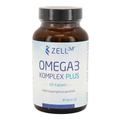 Omega3 Komplex Plus 60 Kapseln – Fischöl mit EPA, DHA & Vitamin E