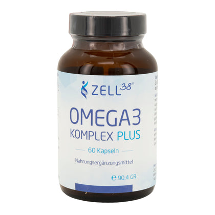 Omega3 Komplex Plus 60 Kapseln – Fischöl mit EPA, DHA & Vitamin E