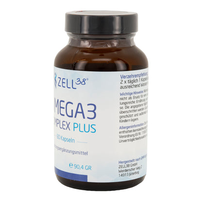 Omega3 Komplex Plus 60 Kapseln – Fischöl mit EPA, DHA & Vitamin E