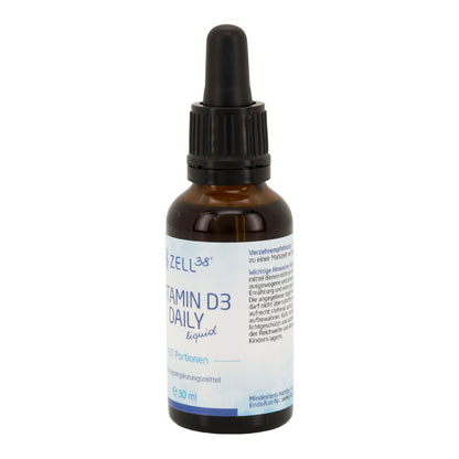 Vitamin D3 Daily Liquid 30ml – Für Immunsystem, Knochen & Muskeln