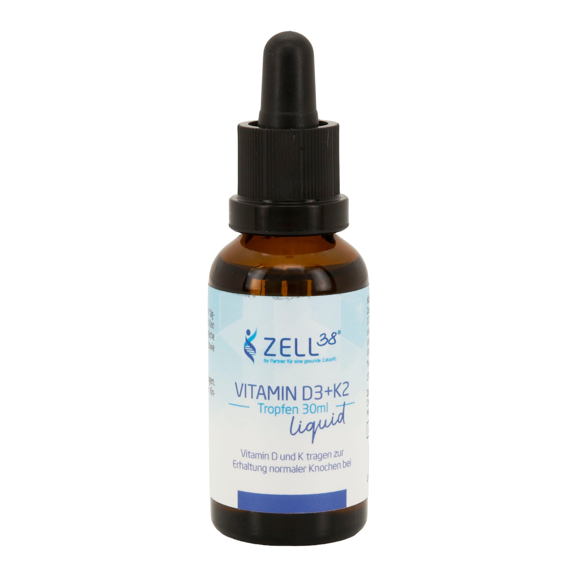 Vitamin D3 + K2 Liquid 30 ml – Für Knochen, Muskeln & Immunsystem Default Title