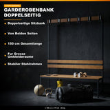 Umkleidebank 2-seitig