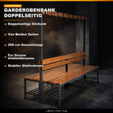 Umkleidebank 2-seitig
