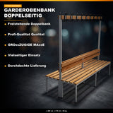 Umkleidesitzbank 2-seitig