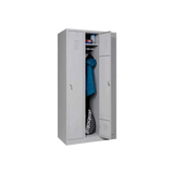 Garderobenschrank 180x90x50 cm – 30 cm Abteile, Grau RAL 7035