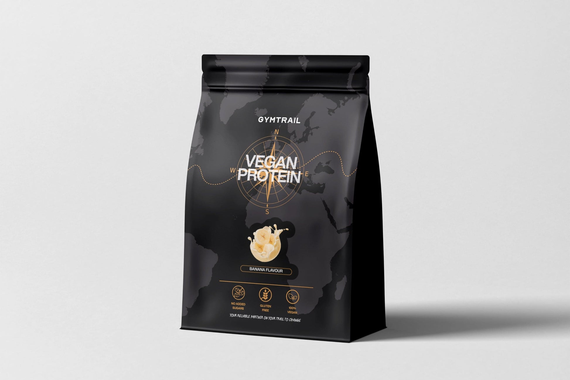 GYMTRAIL Veganes Eiweißpulver - Banane