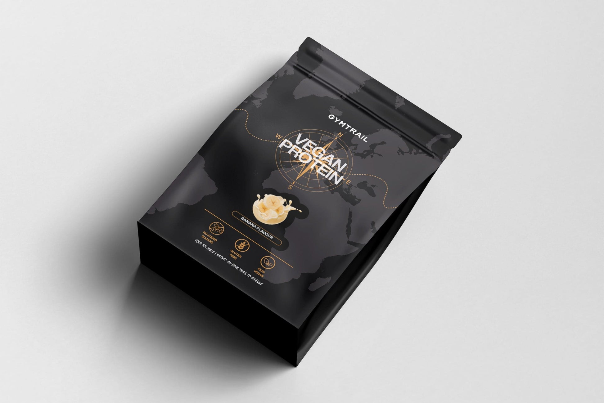 GYMTRAIL Veganes Eiweißpulver - Banane