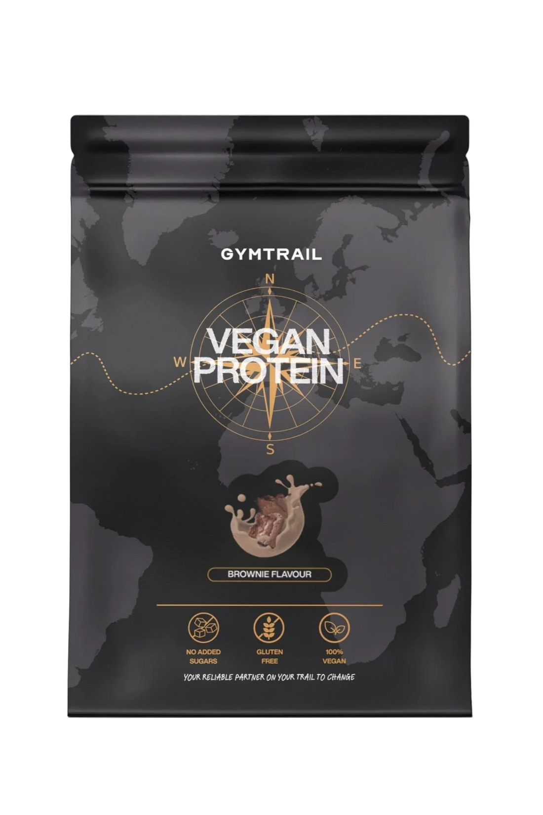 Pflanzliches Protein - Schokolade Brownie