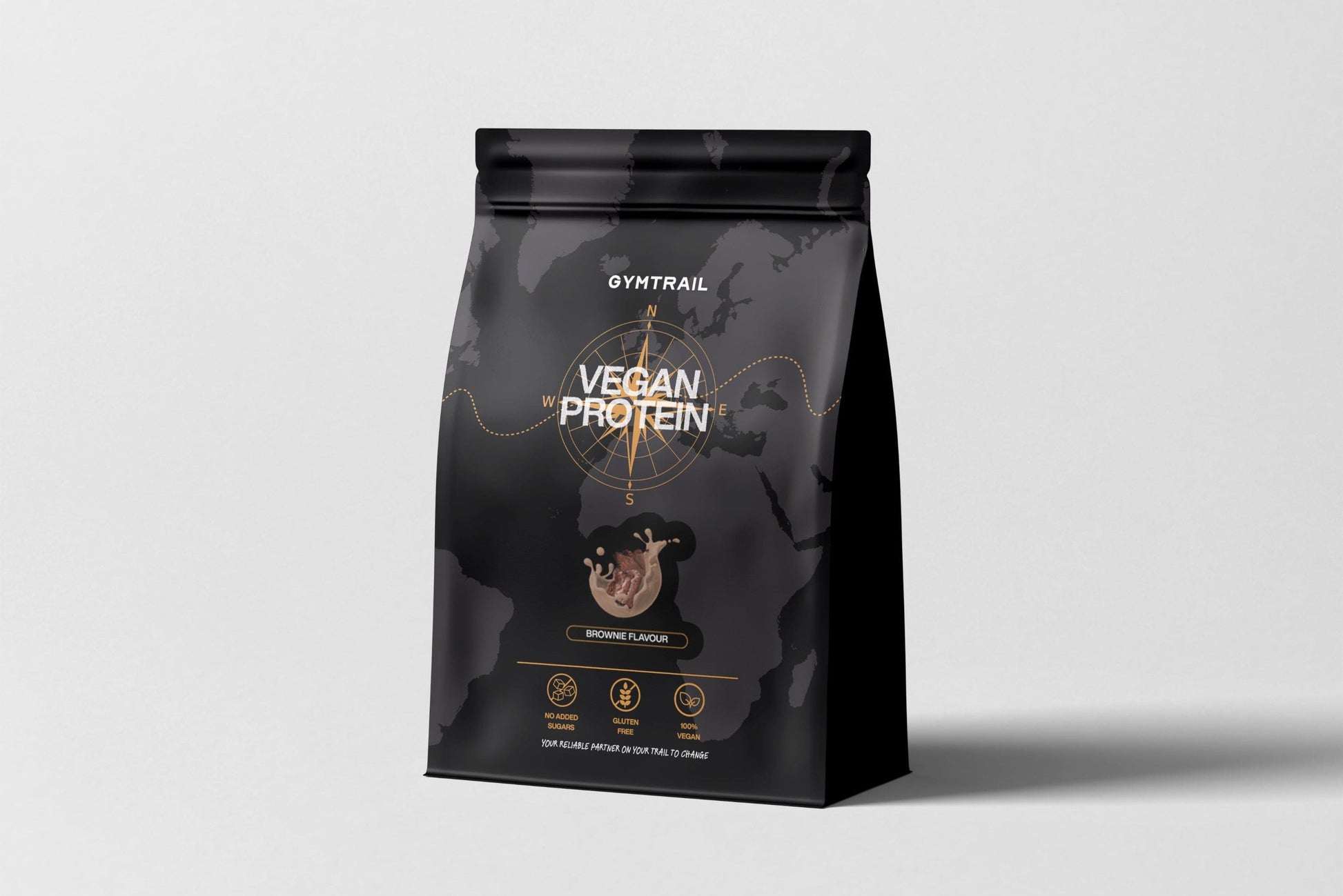 GYMTRAIL Veganes Eiweißpulver - Brownie