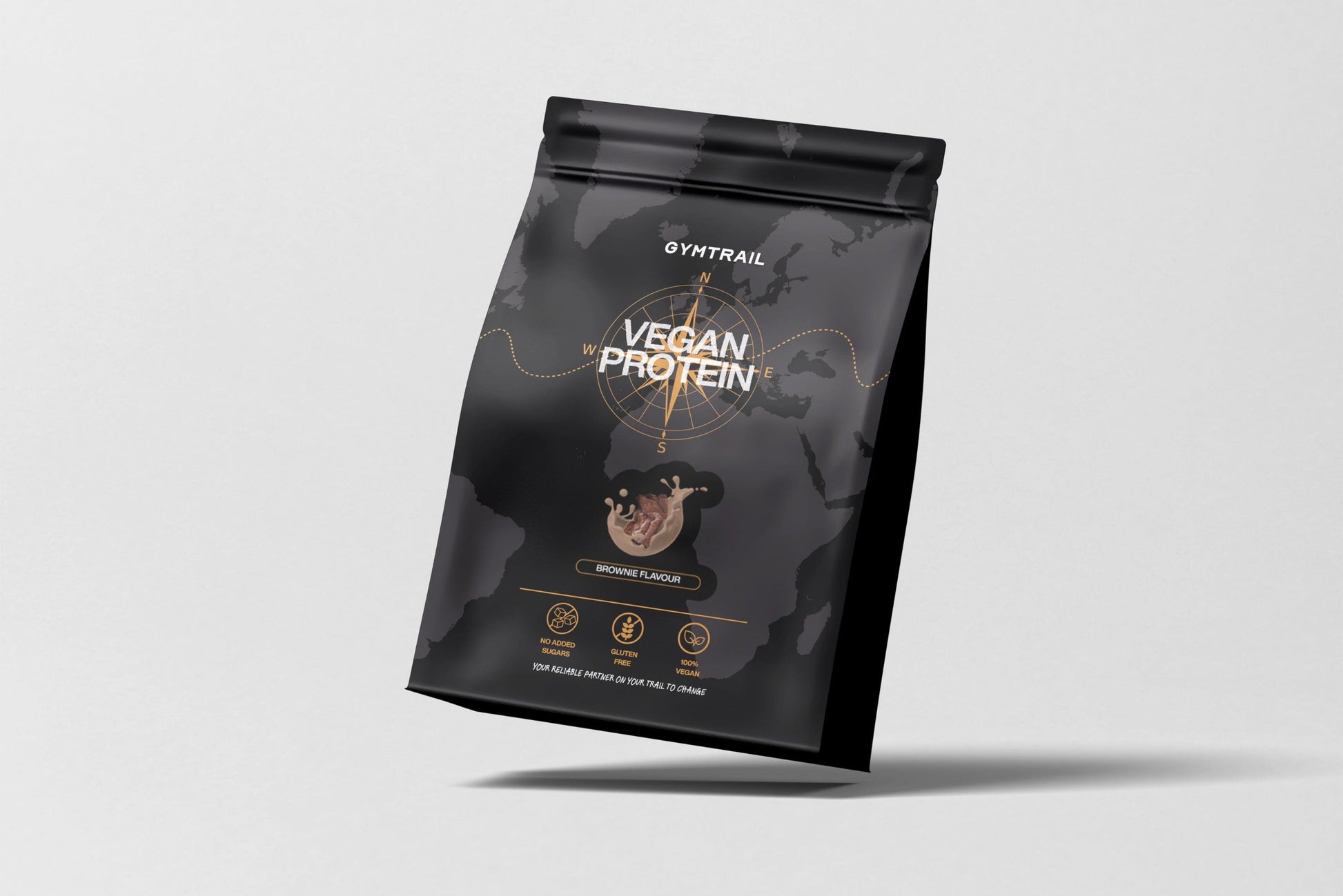 GYMTRAIL Veganes Eiweißpulver - Brownie