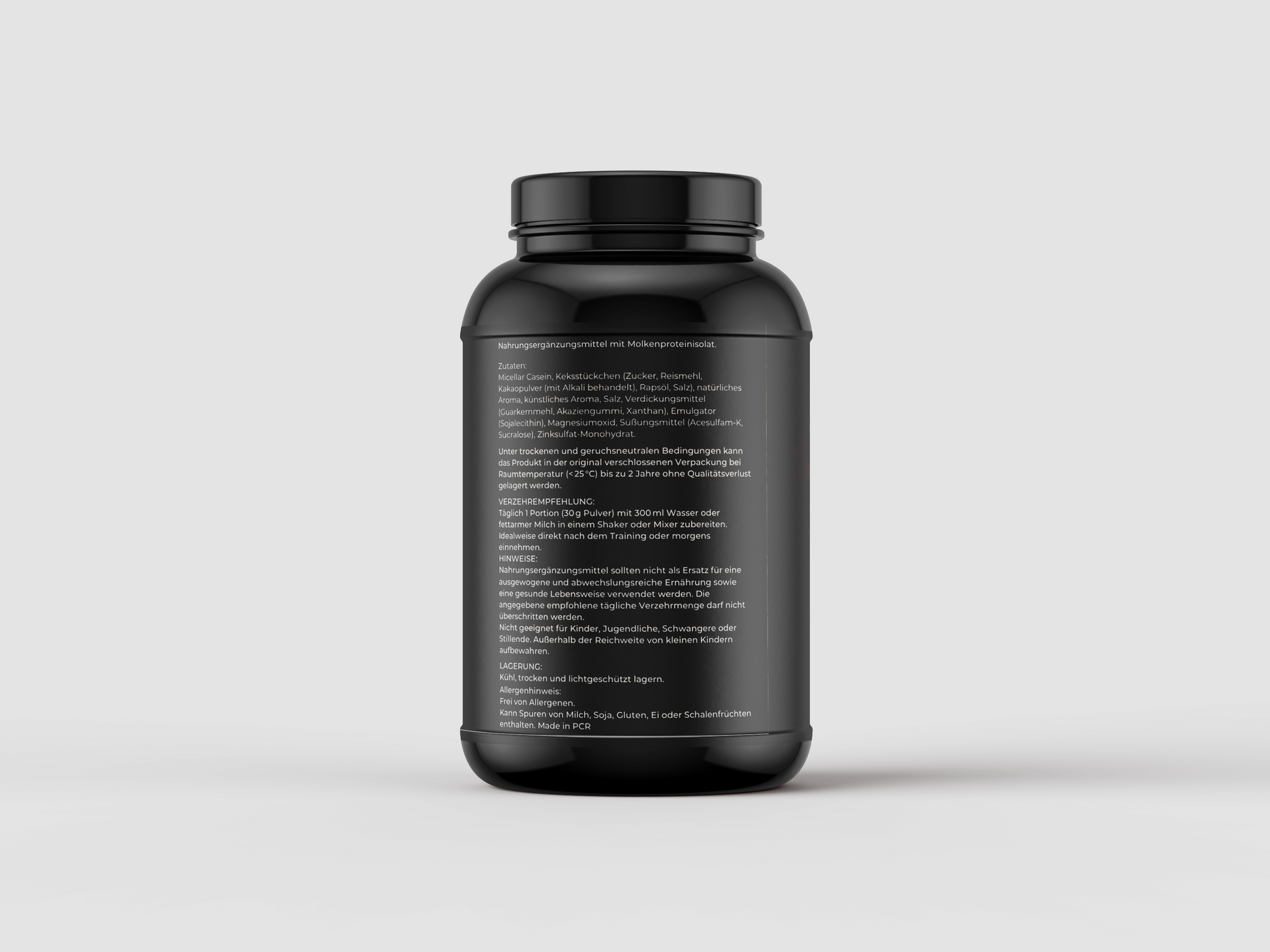 Casein Protein Pulver – Langsam verdauliches Mizellares Casein für Muskelerhalt 1000g