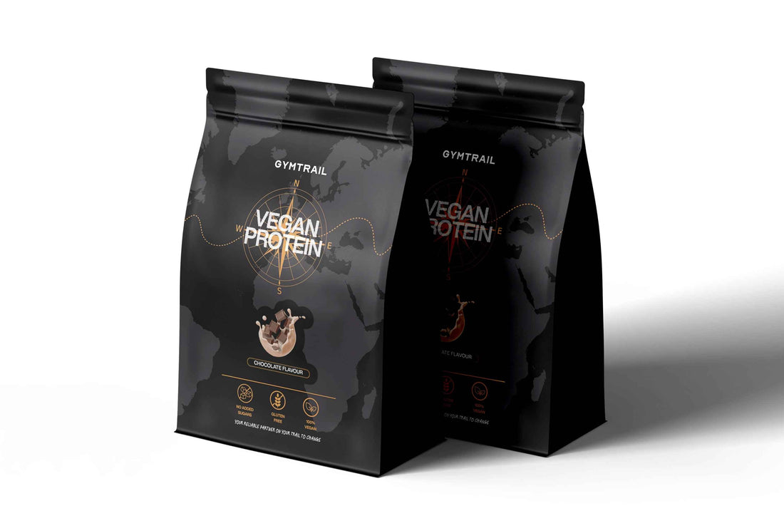 GYMTRAIL® Veganes Eiweißpulver Erbsenprotein Birkenzucker