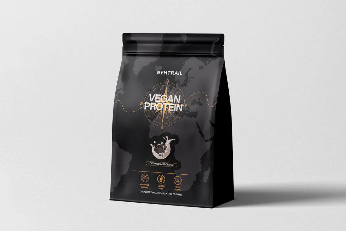 GYMTRAIL® Veganes Eiweißpulver Erbsenprotein Birkenzucker