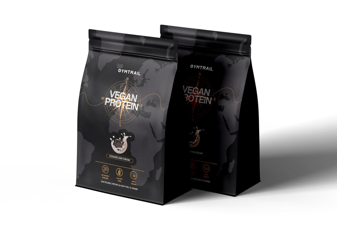 GYMTRAIL Veganes Eiweißpulver - Cookies & Cream - Gymtrail