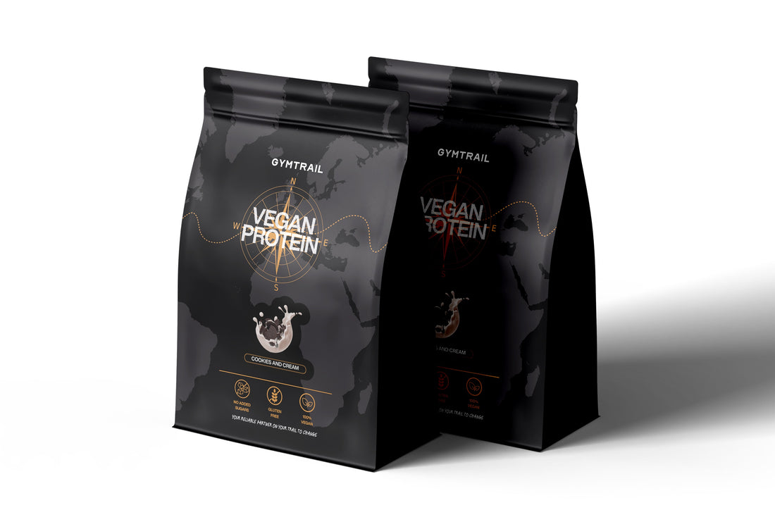 GYMTRAIL® Veganes Eiweißpulver Erbsenprotein Birkenzucker