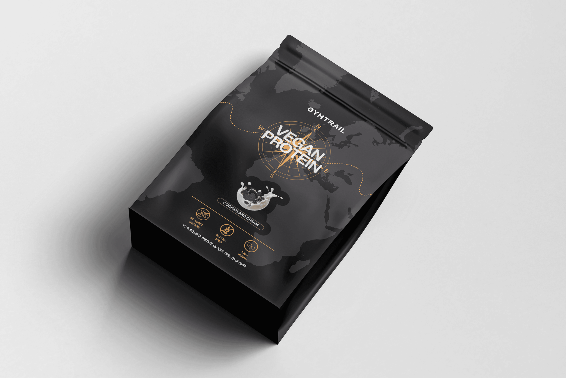 GYMTRAIL Veganes Eiweißpulver - Cookies & Cream