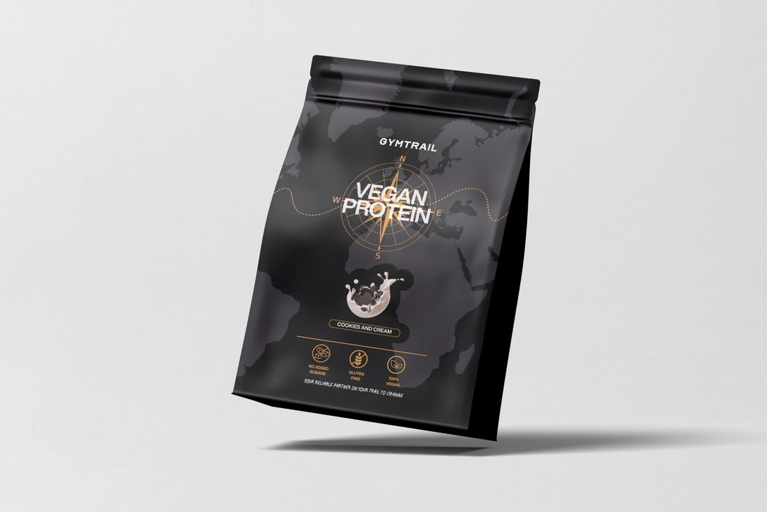 GYMTRAIL® Veganes Eiweißpulver Erbsenprotein Birkenzucker