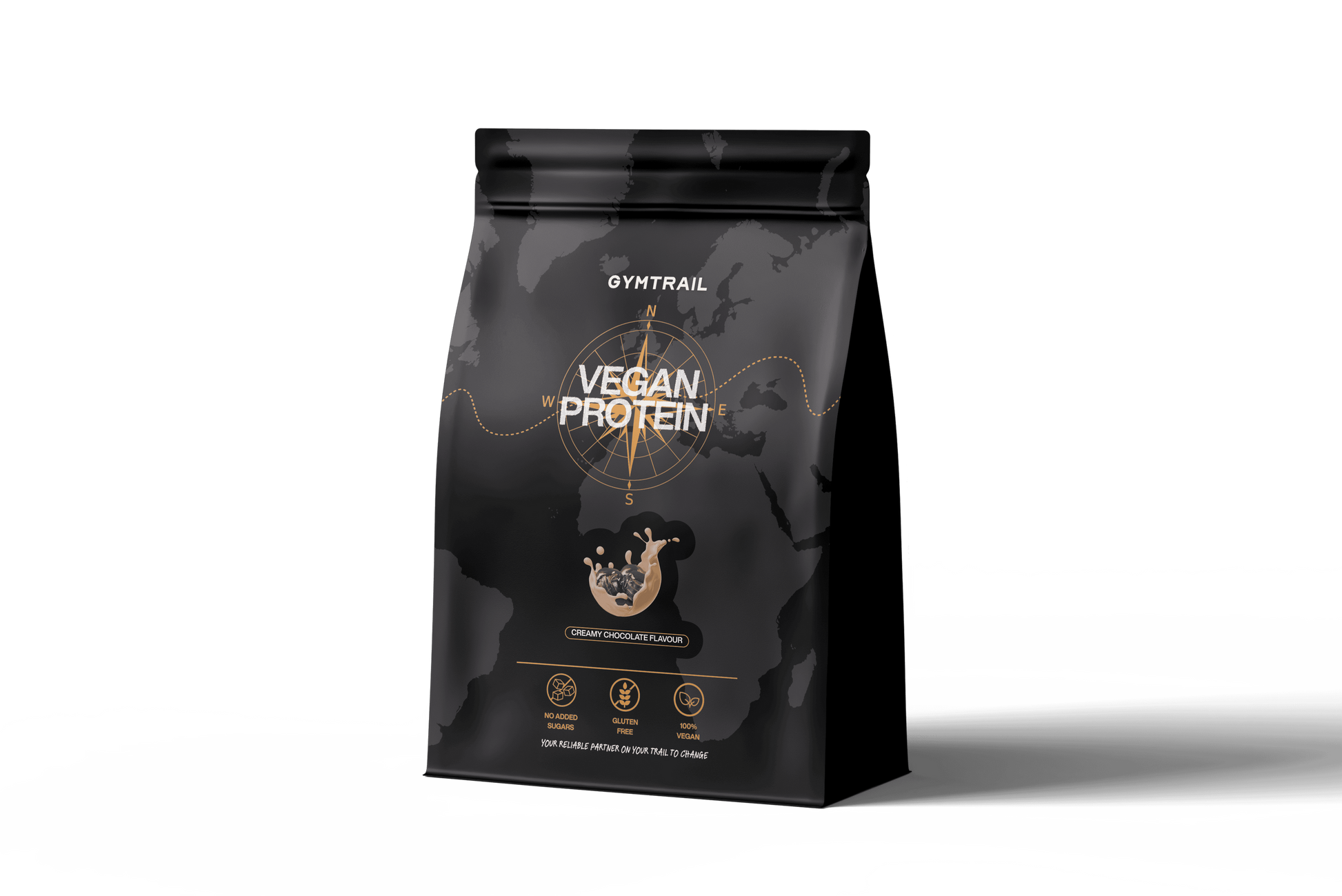 GYMTRAIL Veganes Eiweißpulver - Cremige Schokolade