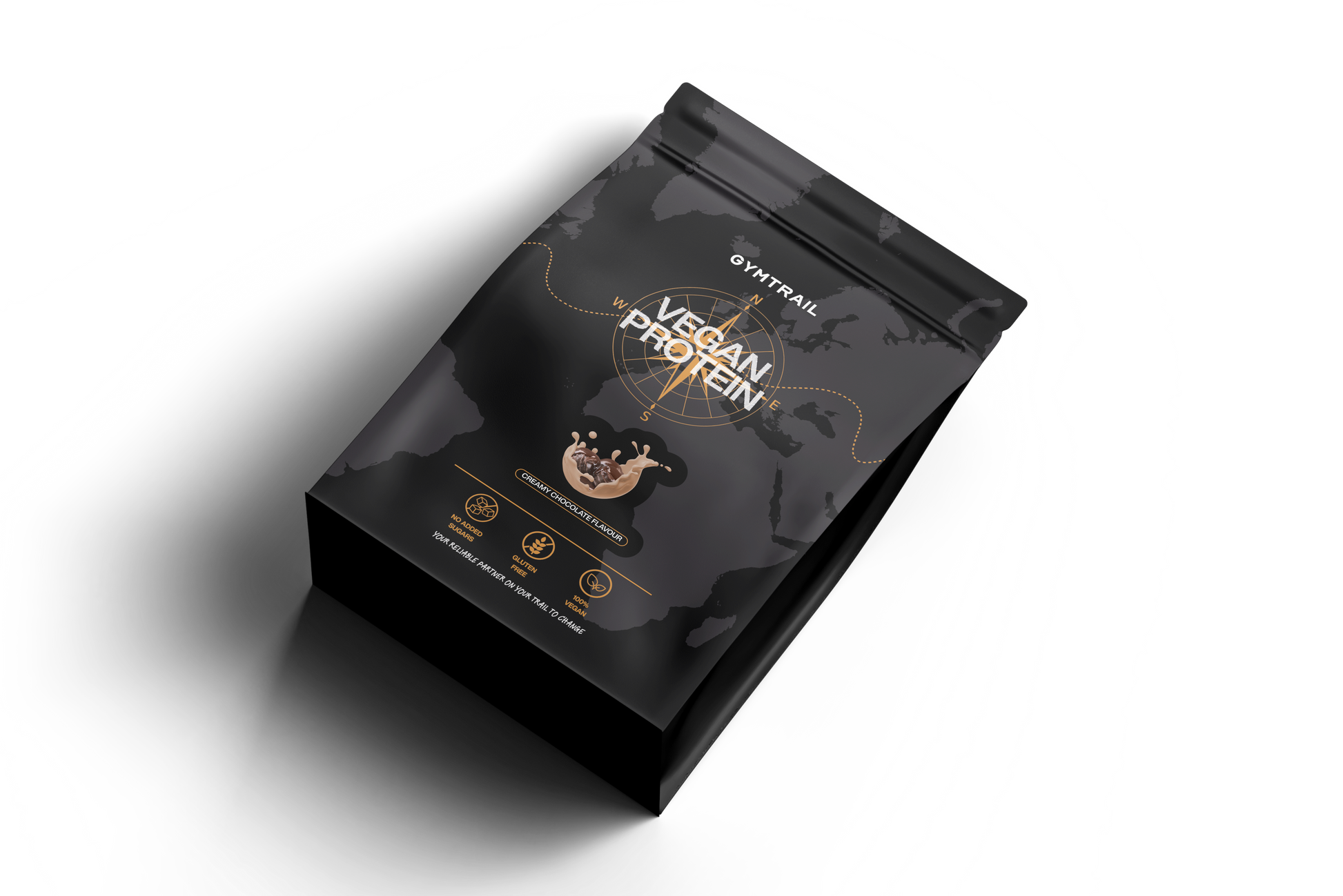 GYMTRAIL Veganes Eiweißpulver - Cremige Schokolade
