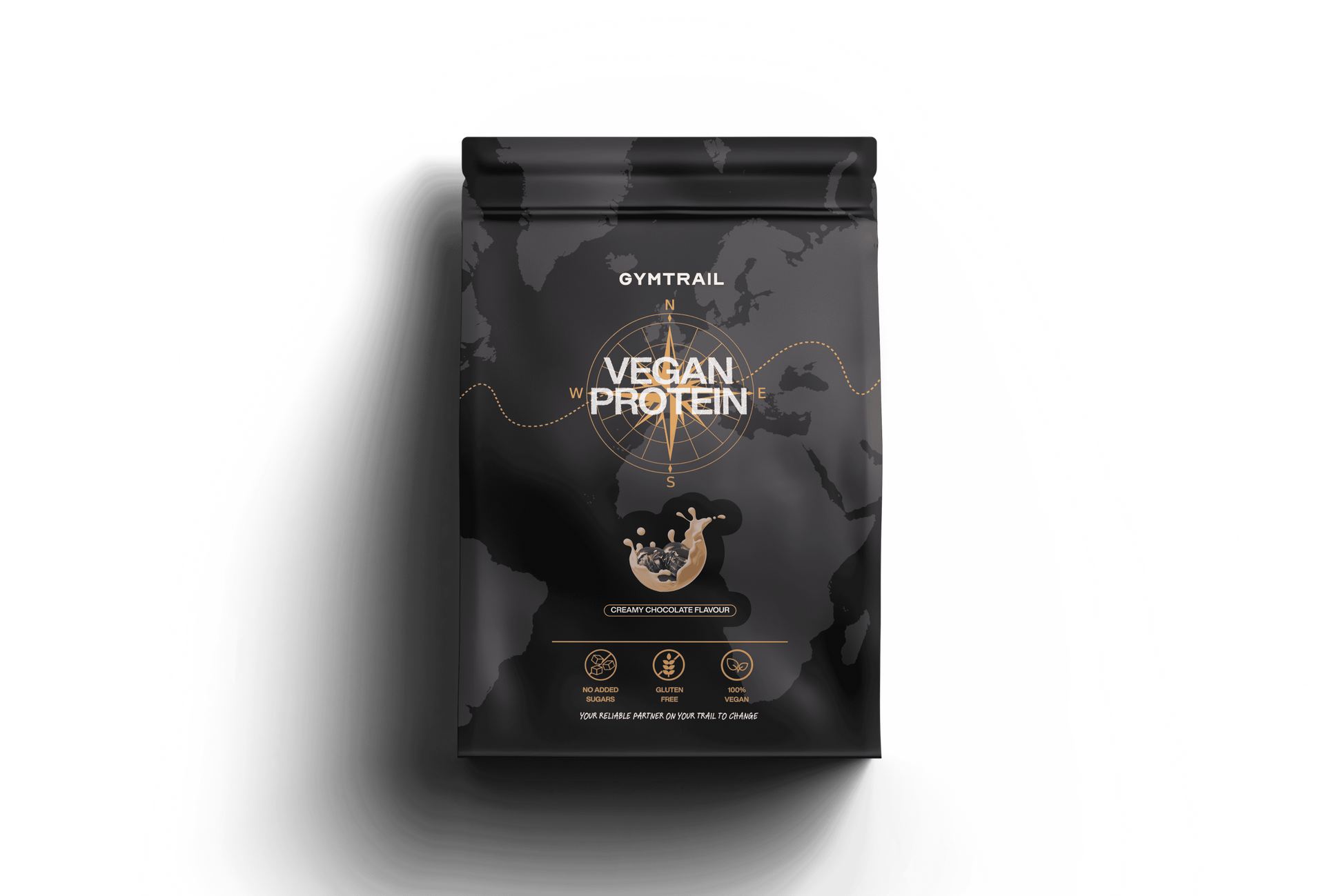GYMTRAIL Veganes Eiweißpulver - Cremige Schokolade