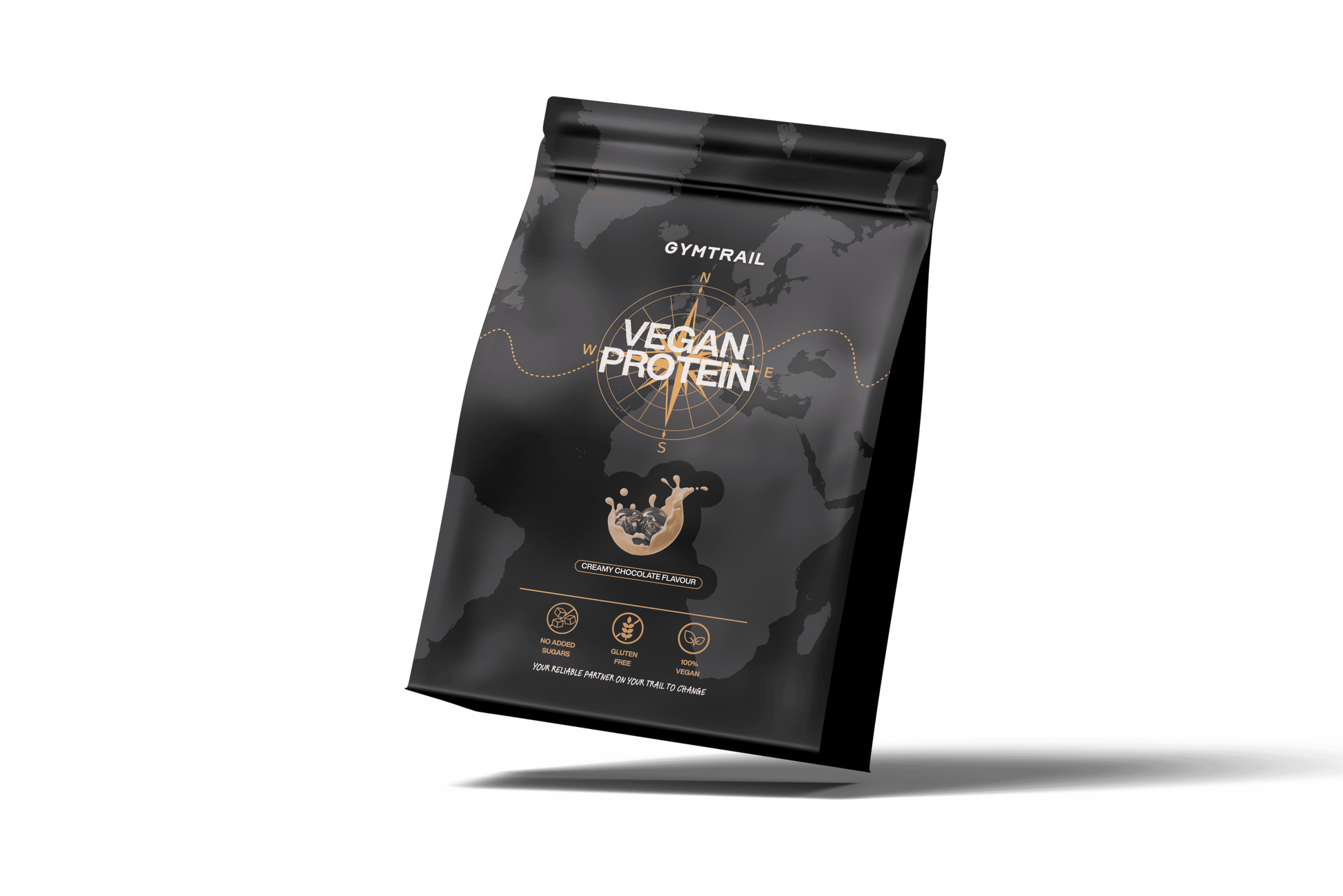 GYMTRAIL Veganes Eiweißpulver - Cremige Schokolade