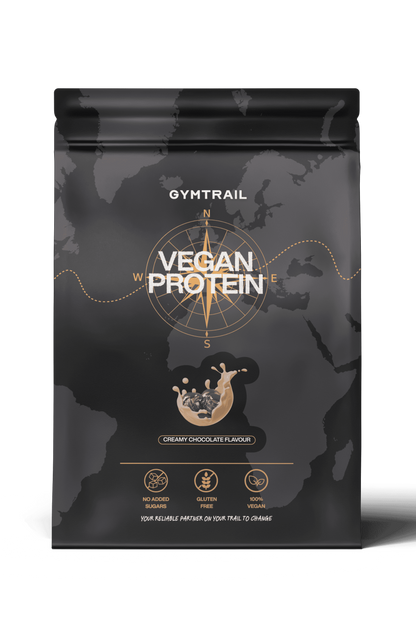 GYMTRAIL Veganes Eiweißpulver - Cremige Schokolade