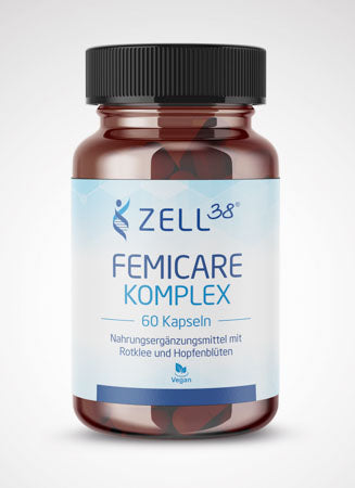 FemiCare Komplex – Pflanzliche Unterstützung für Frauen in den Wechseljahren mit Isoflavonen & Vitaminen