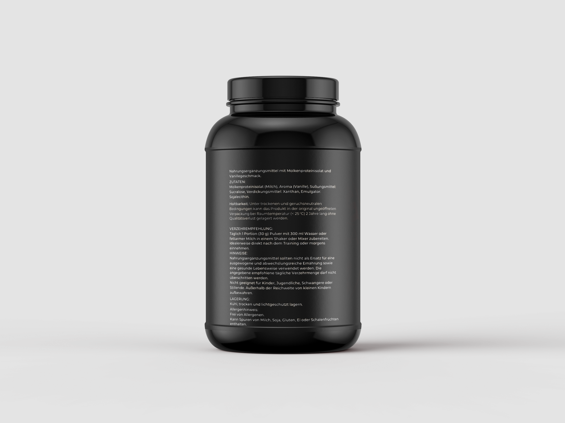 Whey Isolat Proteinpulver – Hochwertiges Molkenprotein 1000g